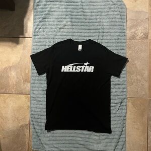 Hellstar Men's Black Logo Short Sleeve Tee